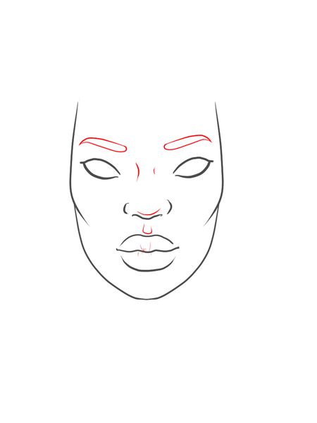 How-to-draw-black-woman-face-in-fashion-design-sketches-step_7 Nose Sketch, I Draw Fashion, African Drawings, Draw Black, Girl Face Drawing, Draw Fashion, Female Face Drawing, Pencil Sketching, Daler Rowney