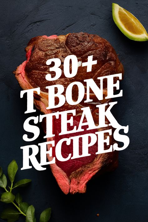 30+ Homemade T-Bone Steak Recipes to Impress Your Guests and Savor Every Bite!... Impress your guests with these delicious homemade T-Bone steak recipes. Each dish is packed with flavor and perfect for any gathering. From marinade tips to grilling secrets this collection will help you savor every bite. Perfect for barbecues family dinners steak lovers and foodies alike. Enjoy a tasty feast!... https://ostrali.com/foodr/t-bone-steak-recipes T Bone Steak Recipe, Crusted Steak Recipe, Cooking T Bone Steak, Tbone Steak Recipe, Grilled T Bone Steak, Grilled Leeks, Wine Marinade, Blue Cheese Butter, Steak With Blue Cheese