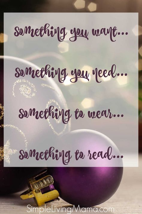 20+ Something You Want, Need, Wear, Read Gift Ideas - The 4 Gift Rule - Simple Living Mama 4 Gift Rule, Want Need Wear Read, Adventure Bible, Receiving Gifts, Something To Read, Apple Gift Card, 20 Something, Apple Gifts, Bath Gift Set