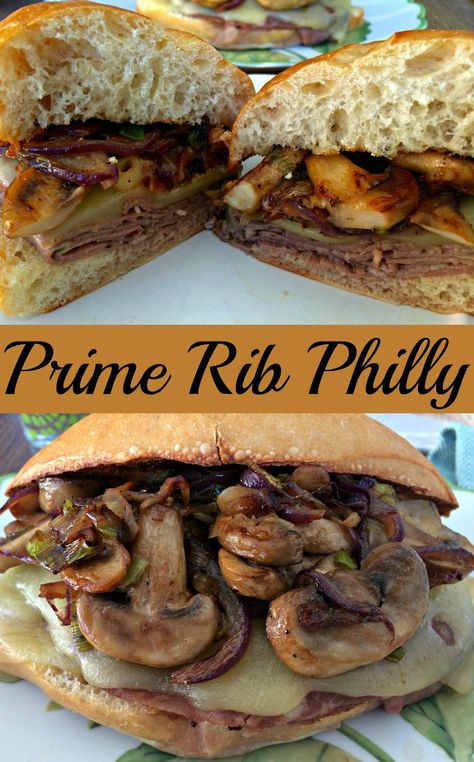 Prime Rib Cheesesteak, What To Make With Leftover Prime Rib, Prime Rib Leftovers Ideas, Prime Rib Recipes, Leftover Prime Rib Recipes, Prime Rib Sandwich, Leftover Prime Rib, Rib Sandwich, Sautéed Onions