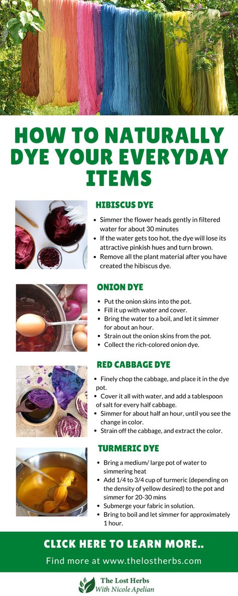 Diy Natural Dyes For Fabric, Natural Ways To Dye Clothes, Tie Dye With Natural Dyes, Plant Based Dyes, Natural Dye Plants, Dyeing With Plants, Making Natural Dyes, How To Dye Clothes Naturally, How To Dye Fabric Naturally