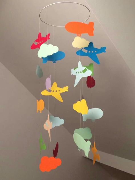 Danglers For Preschool Classroom, 3d Hanging Art For Classroom, Transport Theme Classroom Decoration, Transportation Classroom Decor, Creative Display Boards For School, Asia Landmarks, Nursery Room Ideas Childcare, Classroom Ceiling Decorations, Transportation Theme Preschool