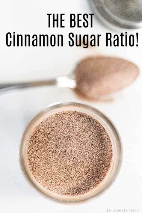 Cinnamon Sugar Recipe, Cinnamon Sugar Recipes, Homemade Dry Mixes, Eating On A Dime, Sugar Recipes, Food Stamps, Cinnamon Toast, Homemade Spices, Homemade Seasonings