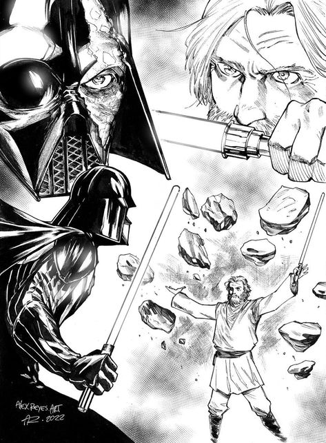 Star Wars Comics Obi One Kenobi, Star Wars Manga, Obi One, Star Wars Comic Books, Comic Background, Star Wars Drawings, Star Wars Comics, Mobile Homes, Obi Wan Kenobi