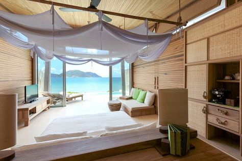 An Ocean View villa at the Con Dao Six Senses resort Vietnam Hotels, Con Dao, Six Senses, To Infinity And Beyond, Island Resort, Private Villas, Angkor, Infinity Pool, Luxury Resort