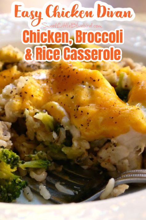 Rice Chicken And Broccoli, Easy Chicken Divan, Chicken Broccoli Rice Cheese Casserole, Chicken Broccoli And Rice Casserole, Chicken Broccoli Divan, Cheesy Broccoli Rice Casserole, Chicken Divan Casserole, Broccoli And Rice Casserole, Chicken Divan Recipe