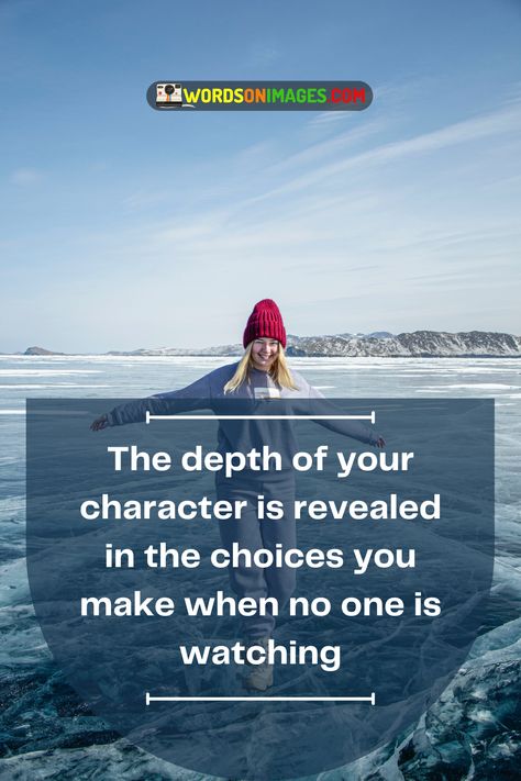 The depth of your character is: Deep Quotes Moral Values Quotes, Character Quotes Morals, Quotes On Values, Conscience Quotes, Values And Morals, True Character, Value Quotes, Moral Values, Quotes Prayer