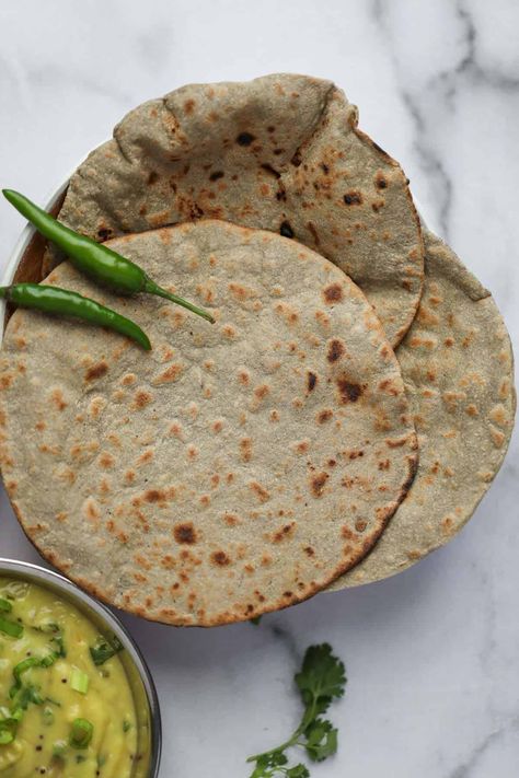 Bajra Roti Recipe, Bhakri Recipe, Bajra Roti, Ministry Of Curry, Millet Bread, Sambhar Recipe, Indian Bread Recipes, Chapati Recipes, Navratri Recipes