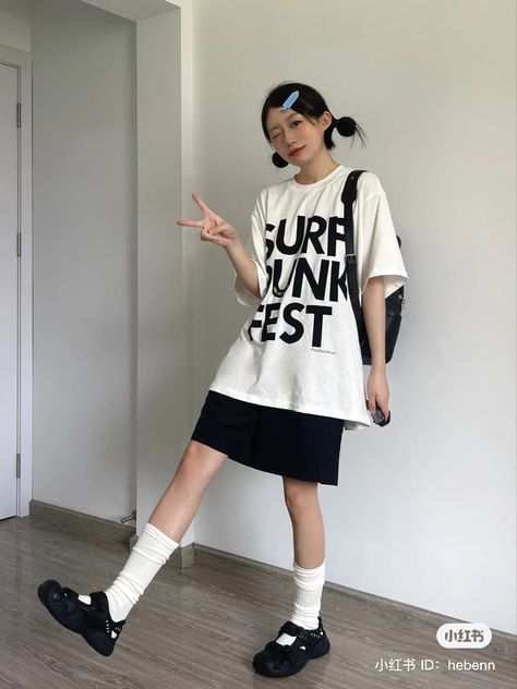 Japanese Outfits Summer, Japanese Summer Outfits, Japanese Summer Fashion, Japanese Fashion Summer, Curvy Casual Outfits, Japanese Summer, Sick Clothes, Shoes Outfit Fashion, Kawaii Fashion Outfits