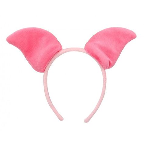 Diy Piglet Ears, Piglet Disney Ears, Embroidered Headbands, Piglet Ears, Piglet Disney, Hair Accessories Headband, Winnie The Pooh Piglet, Pink Hair Accessories, Wrap Headband