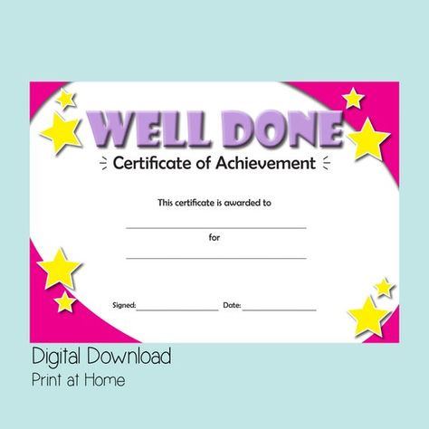 Check out this item in my Etsy shop https://www.etsy.com/uk/listing/1013336432/kids-certificate-of-achievement-good Congratulations Certificate, Kids Certificate, Tooth Fairy Kit, Certificate Of Achievement Template, Behavior Rewards, Printable Certificates, Parenting Ideas, Certificate Of Achievement, Frog Design