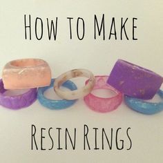 Make Resin Jewelry, Resin Jewelry Tutorial, Nail Polish Jewelry, Free Jewellery Making Tutorials, How To Make Resin, Buy Wholesale Jewelry, Resin Rings, Resin Jewelry Diy, Resin Jewelry Making