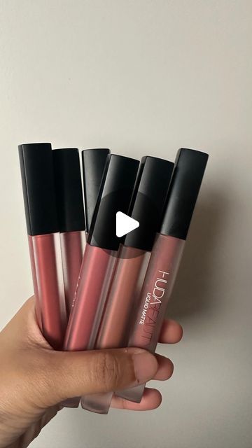 Huda Beauty lipstick swatch Huda Beauty Lipstick Swatches, Huda Beauty Lipstick, Beauty Lipstick, Lipstick Swatches, Huda Beauty, Beauty