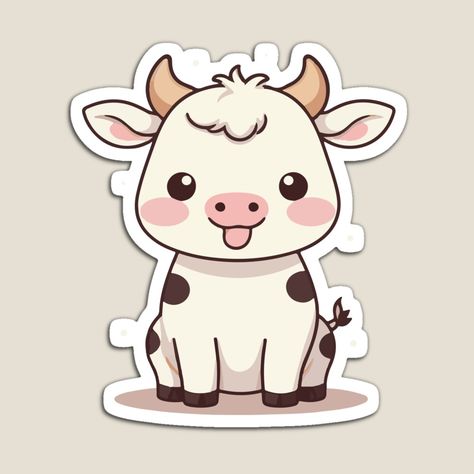 Get my art printed on awesome products. Support me at Redbubble #RBandME: https://www.redbubble.com/i/magnet/Cute-Cow-Crew-by-Atlantico54/160136789.TBCTK?asc=u Cute Cow, Cute Cows, Sticker Collection, Printable Stickers, Aesthetic Art, Cute Stickers, Dad Hats, Sticker Design, Colorful Prints