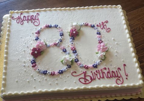 85th Birthday Cake Ideas, 84th Birthday Cake, 90 Birthday Sheet Cake, 90th Birthday Cakes Grandma Sheet Cake, 88th Birthday Cake, Cake Designs For 80th Birthday Women, 85 Birthday Cake, 90th Birthday Sheet Cakes For Women, 90th Birthday Sheet Cakes