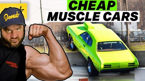 10 Classic Muscle Cars You Can Still Buy Under $10K Cheap Muscle Cars, Plymouth Duster, Chevy Monte Carlo, Ford Galaxie, Chevy Nova, Vintage Classics, Drive Shaft, Chevy Camaro, Classic Cars Muscle