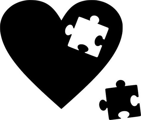 Heart Puzzle Drawing, Puzzle Drawing Ideas, Svg Images For Cricut, Puzzle Drawing, Drawings With Meaning, Love Puzzle, Image Love, Love Icon, Hearts Svg