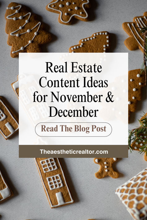 real estate marketing ideas and social media marketing tips for agents for december Christmas Real Estate Posts, Unique Real Estate Marketing Ideas, Content Ideas For Real Estate, Real Estate Content Ideas, Content Ideas For Social Media, Real Estate Content, Holiday Advertising, Holiday Templates, Realtor Marketing