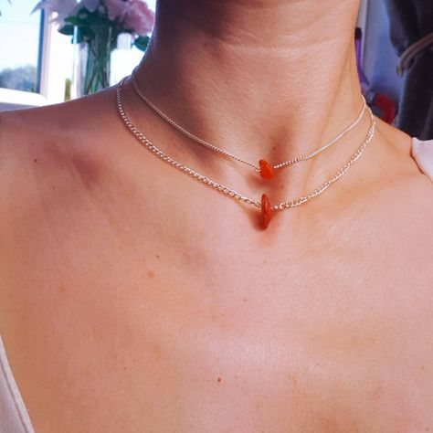 "Carnelian necklace, Silver carnelian chip necklace, natural Carnelian jewellery, Crystal chip choker" Chip Necklace, Jewellery Crystal, Carnelian Jewelry, Carnelian Crystal, Carnelian Necklace, Snowflake Earrings, Crystal Necklaces, Jewellery Uk, Crystal Choker