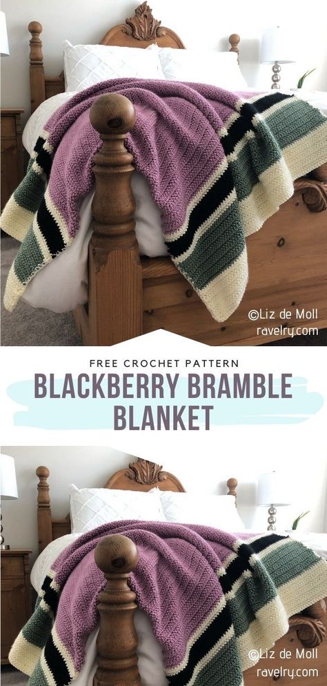 Crochet Blanket Kits, Stripy Blanket Crochet Patterns, Diy Crochet Afghan Free Pattern, New Crochet Blanket Patterns, Striped Crochet Afghan Pattern Free, Fancy Crochet Blanket, Masculine Crochet Blanket Patterns, Afgan Blankets Crochet Free Pattern, Modern Afghan Crochet Patterns Free