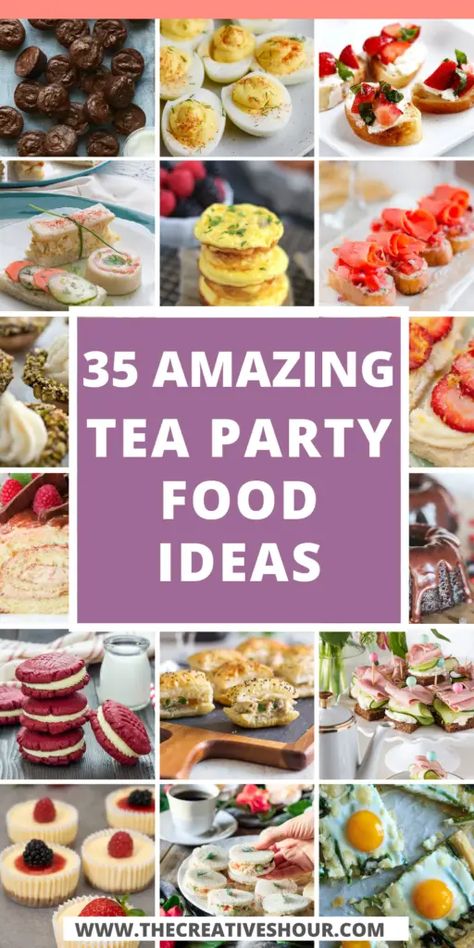 Princess Tea Party Food, Tea Party Food Ideas, Party Sandwiches Recipes, Workshops Ideas, Tea Party Sandwiches Recipes, Savory Sandwiches, Host A Tea Party, Party Food Menu, Adult Tea Party