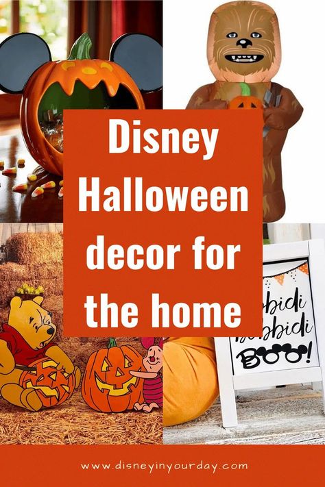 Disney Halloween decor for the home - ready to start decorating your house for the fall? Want to add a little Disney decor to your fall? Check out these great Disney Halloween items you can use in your home! Disney in your Day Halloween Decor Disney, Disney Halloween Decorations Indoor, Disney Halloween Decorations Diy, Disney Fall Decor, Diy Disney Halloween Decor, Disney Kitchen Ideas, Disney Halloween Decor, Home Halloween Decor, Disney At Home