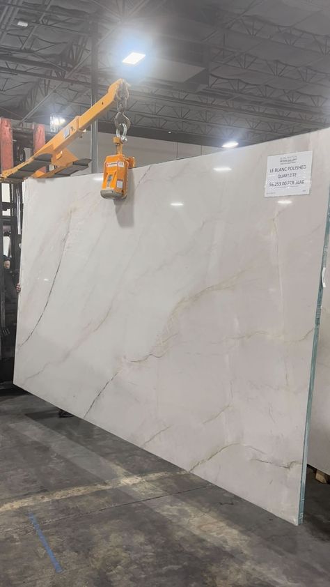 burlingtondesigngallery on Instagram: Le Blanc Quartzite . The slabs showcase light and bright background with minimal gold veins. It’s suitable for kitchens or bathrooms. We… Bianca Superior Quartzite Countertops, Le Blanc Quartzite, Kitchen Countertops With White Cabinets, Kitchen Island Posts, Countertops With White Cabinets, Quartzite Countertops Kitchen, White Cabinets Kitchen, White Quartzite Countertops, Cabinet Layout