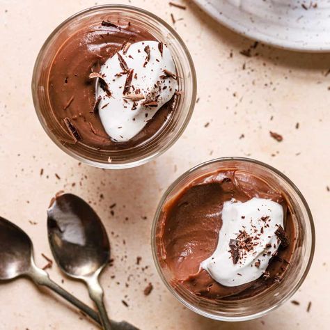 Chocolate Pudding Dairy Free Pudding, Brown Eyed Baker, Homemade Chocolate Pudding, Easy Chocolate Mousse, Chocolate Pudding Recipes, Homemade Pudding, Chocolate Mousse Recipe, Raw Recipes, Paleo Desserts