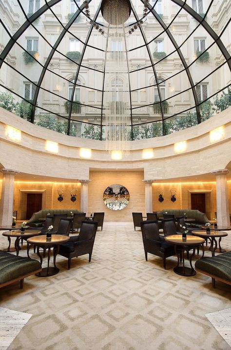 Park Hyatt Milan Smack dab in the heart of the... Bvlgari Hotel, Shopping Arcade, Luxury Hotel Design, Trendy Hotels, Classical Building, Barcelona Architecture, Milan Hotel, Modern Spa, Piazza Del Duomo