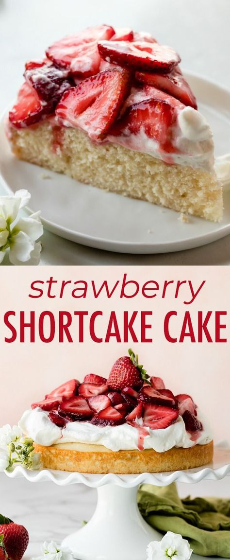 Shortcake Recipes, Cheesecake Strawberries, Strawberry Shortcake Bars, Scone Recipes, Shortcake Cake, Strawberry Shortcake Cake, Baked Cheesecake, Cake Mini, Cookies Bars