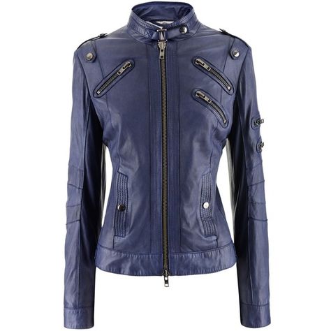 Schyia Dark Blue Leather Jacket Indira (39,930 INR) ❤ liked on Polyvore featuring outerwear, jackets, real leather jackets, leather biker jacket, leather jackets, dark blue jacket and dark blue leather jacket Dark Blue Leather Jacket, Dark Blue Jacket, Blue Leather Jacket, Real Leather Jacket, Genuine Leather Jackets, Leather Biker Jacket, Biker Style, Blue Jacket, Leather Jackets