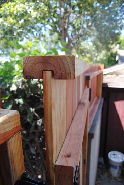 Fence Height Extension, Fence Extension, Backyard Wall, Backyard Fence Decor, Diy Backyard Fence, Person Walking, Wood Privacy Fence, Wood Fence Design, Fence Gate Design