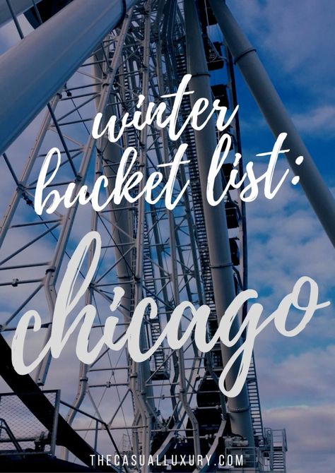 Winter Bucket Lists, Christmas Chicago, Travel Illinois, What To Do In Chicago, Travel Chicago, Chicago Weekend, Chicago Living, Chicago Christmas, Chicago Vacation