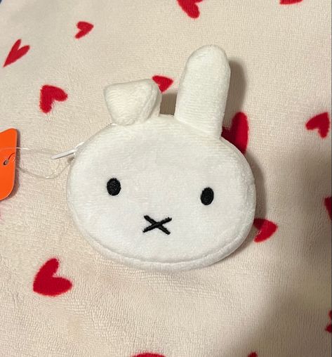 Miffy Coin Pouch, Miffy Pouch, Felt Keychain, Paint Brush Holders, Pastel Pink Aesthetic, Brush Holder, Coin Pouch, Id Holder, Cute Crafts