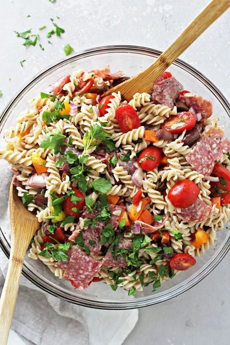 Dairy Free Italian, Pasta Dairy Free, Shabbat Dinner Recipes, Dairy Free Salads, Dairy Free Cooking, Dairy Recipes, Italian Pasta Salad, Cold Pasta Salad Recipes, Dairy Free Pasta