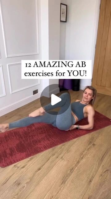 Cara Metz on Instagram: "🔥 12 Great Ab Exercises to Sculpt Your Core! 🔥  1️⃣ Propped up leg extensions 2️⃣ Single leg lift 3️⃣ Knees side to side 4️⃣ Side to side reach 5️⃣ Leg extensions 6️⃣ Frog position pulse 7️⃣ Double leg circles 8️⃣ Knees over & Single leg extension 9️⃣ Side crunch 🔟 Russian twist & open up 1️⃣1️⃣ Plank knees in & wide 1️⃣2️⃣ Plank toe taps  For a killer workout, tackle each for 1 minute. 🕒 Or, select your top 5, perform each for 1 minute, and repeat the sequence 3 times for a total burn! 🔥  Who’s up for the challenge? 💪 Let me know in the comments! 👇  #Abworkout #coreworkout #strongabs #bellyfat #womenover40 #womenover50 #womenover60 #menopausefitness #perimenopausefitness" Russian Twist Exercise, Tiktok Fitness, Leg Circles, Side Crunches, Leg Extension, Killer Workouts, Fitness Video, Ab Exercises, Core Exercises