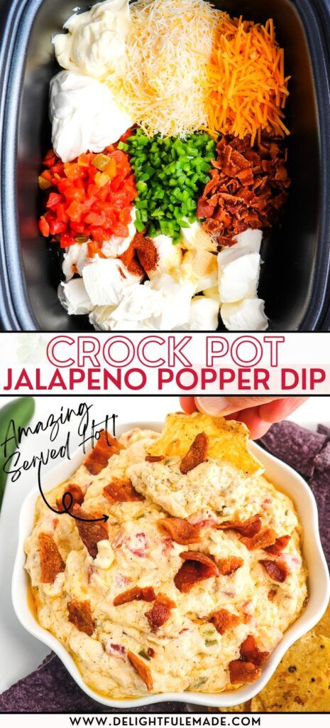 Crockpot Finger Foods For Party, Camping Potluck Ideas, Work Potluck Ideas, Dipping Recipes, Crockpot Potluck, Cream Cheese Jalapeno, Popper Dip Recipe, Crockpot Party Food, Jalapeno Cream Cheese Dip