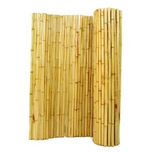 4 ft. H x 8 ft. W x 1 in. D Natural Rolled Bamboo Fence Willow Fence Panels, Bamboo Screening Fence, Bamboo Garden Fences, Rolled Fencing, Bamboo Fencing, Bamboo Privacy, Bamboo Outdoor, Bamboo Screening, Natural Fence