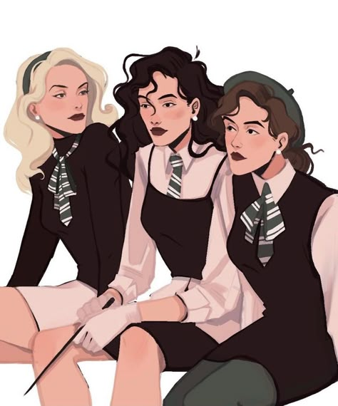 Andromeda Black Fanart, The Black Sisters, Noble House Of Black, The Black Family, Ancient House, Marauders Fanart, Hp Fanart, House Of Black, Black Sisters