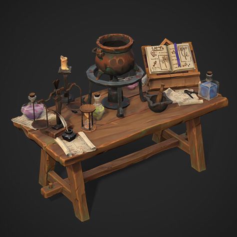 ArtStation - Props: Brewing Station