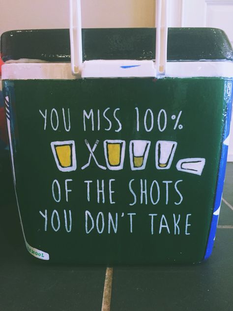 frat cooler shots hockey Frat Cooler Hockey, Easy Frat Coolers Ideas, Nashville Cooler, Nola Formal, Nola Cooler, Bro Quotes, Frat Formal, Greek Ideas, Formal Cooler Ideas