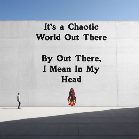 Feeling like it's a bit too noisy inside your head? You're not alone! 'It's a chaotic world out there, by out there I mean in my head.' Let's take a moment to breathe and find some inner peace amidst the hustle. How do you calm your mind? Share your tips! 🧠🌪️ #MentalHealth #InnerPeace #Mindfulness #MentalClarity #SelfCare #AnxietyAwareness #StressManagement #CalmTheChaos #MindfulMoments #ThoughtsBeWild" Take A Moment To Breathe, Calm Your Mind, Youre Not Alone, You're Not Alone, The Hustle, Mental Clarity, In My Head, Inner Peace, Self Care