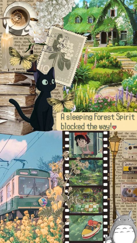 #moodboard #studioghibli #studioghiblishuffle #studioghiblilife #collage #aesthetics Ghibli Astethic, Pretty Studio Ghibli Wallpaper, Kawaii Wallpaper Studio Ghibli, Aesthetic Anime Collage, Studio Ghibli Moodboard, Studio Ghibli Aesthetic Wallpaper, Studio Ghibli Scrapbook, Anime Collage Wallpaper, Ghibli Aesthetic Wallpaper