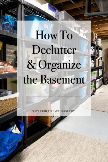 Unfinished Basement Storage, Declutter Basement, Basement Storage Organization, Plastic Shelving Units, Remodeling Basement, Basement Decoration, Basement Organization, Dream Basement, Declutter And Organize