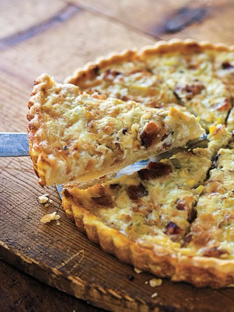 Leek Quiche, Brunch Dishes, Quiche Recipes, Smoked Bacon, Deviled Eggs, Williams Sonoma, Leeks, High Tea, Brunch Recipes