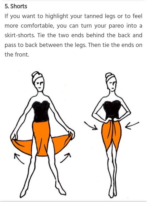 Tie A Sarong Skirt, Chic Tie-side Sarong For Vacation, Beachwear Sarong With Tie-side For Vacation, Scarf Skirt, Scarf Skirt Wrap Beach, Beach Sarong With Tie-side Bottom, How To Tie A Sarong, Sarong Tying, Pareo Skirt