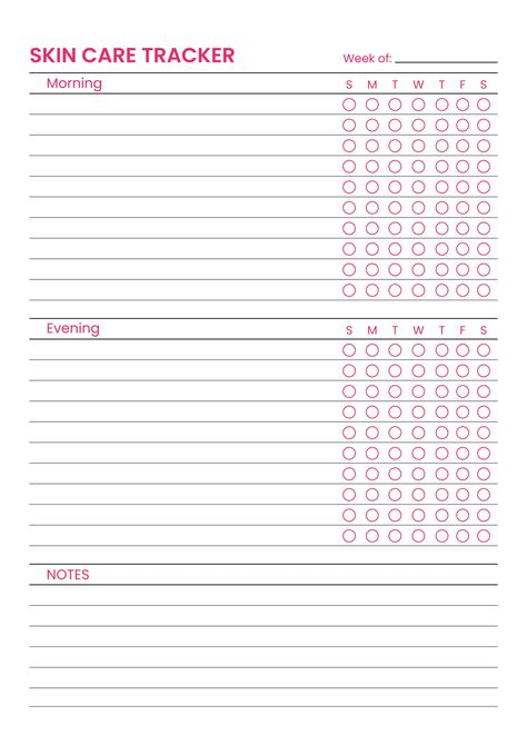 Skincare tracker Skin Care Tracker, Skincare Journal, Skincare Tracker, Skincare Planner, Journal 2025, Activity Journal, Self Care Worksheets, Track Your Progress, Monthly Printable