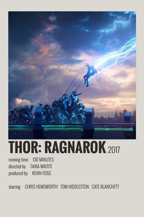 thor ragnarok minimalist polaroid poster Movie Polaroids, Avengers Movie Posters, Movie Character Posters, Poster Marvel, Film Polaroid, Marvel Collection, Marvel Movie Posters, Avengers Poster, Marvel Wall