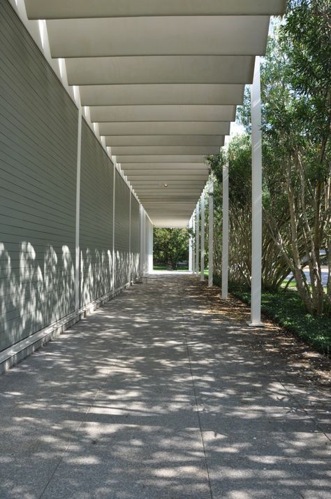 AD Classics: Menil Collection / Renzo Piano Ikea Canopy, Window Canopy, Richard Rogers, Canopy Architecture, Covered Walkway, Backyard Canopy, Awesome Architecture, Wedding Canopy, Pergola Lighting