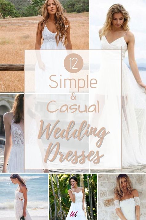 Beach Weddi G Dresses, Wedding Dress For Hot Weather, Wedding Dresses For 2nd Marriage Simple Bridal Gowns, Beachy Wedding Dress Short, Casual Dress To Get Married In, Simple Wedding Dress For Beach Brides, Casual Vow Renewal Dress, Casual Beach Wedding Dresses Simple, Simple Elegant Beach Wedding Dress